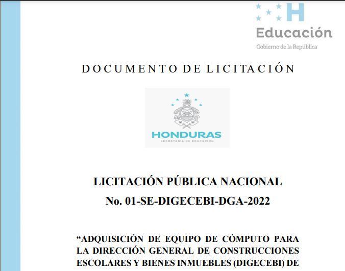 Licitaciones privadas/publicas