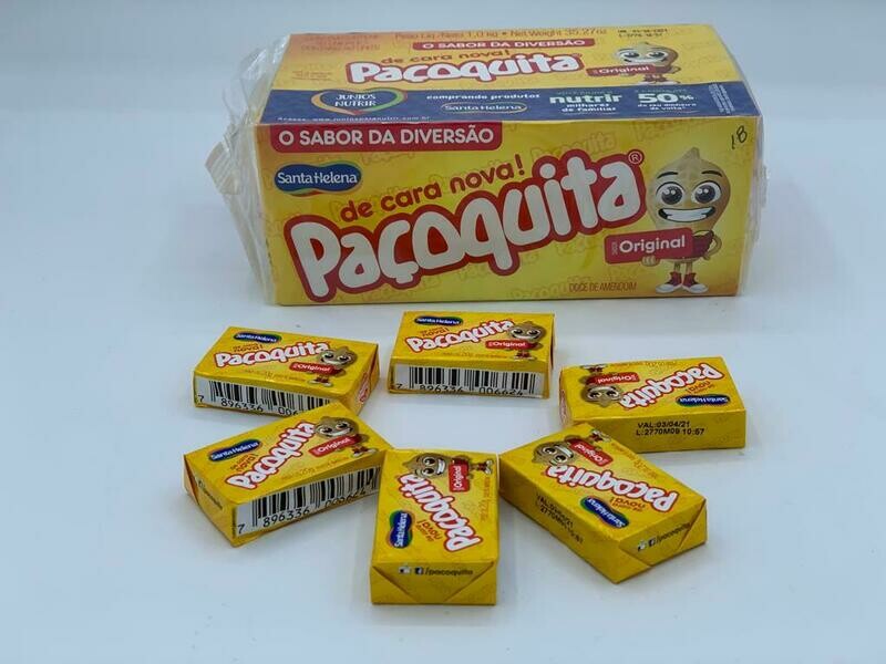 Pacoquita Doce de amendoim unidade 20gramas
