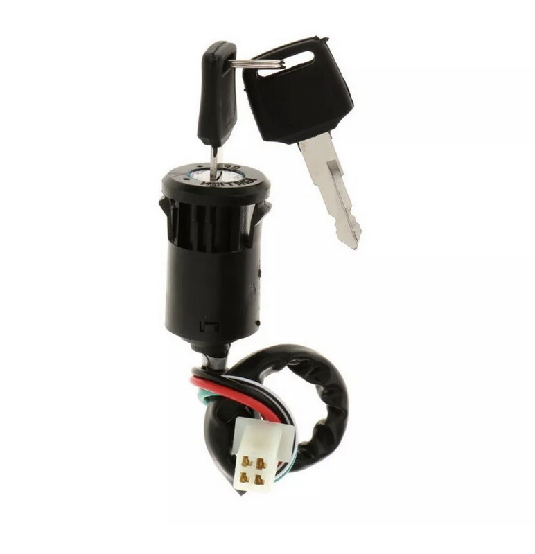 4 Wire Ignition And Key Barrel Switch For 50cc 70cc 90cc 110cc 125cc 150cc Quad And Dirt Bike