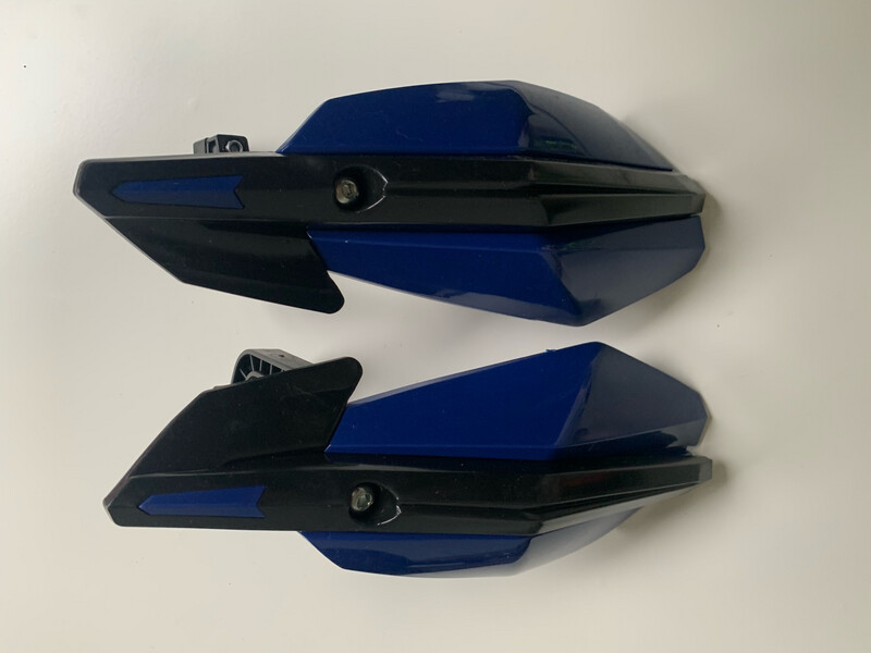 Blue Reinforced Handguards For Quad Bike, Dirt Bike Or Pit Bike