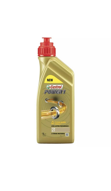 Castrol 2T Power Motorcycle Oil - 2 Stroke Engine Oil 1 Litre