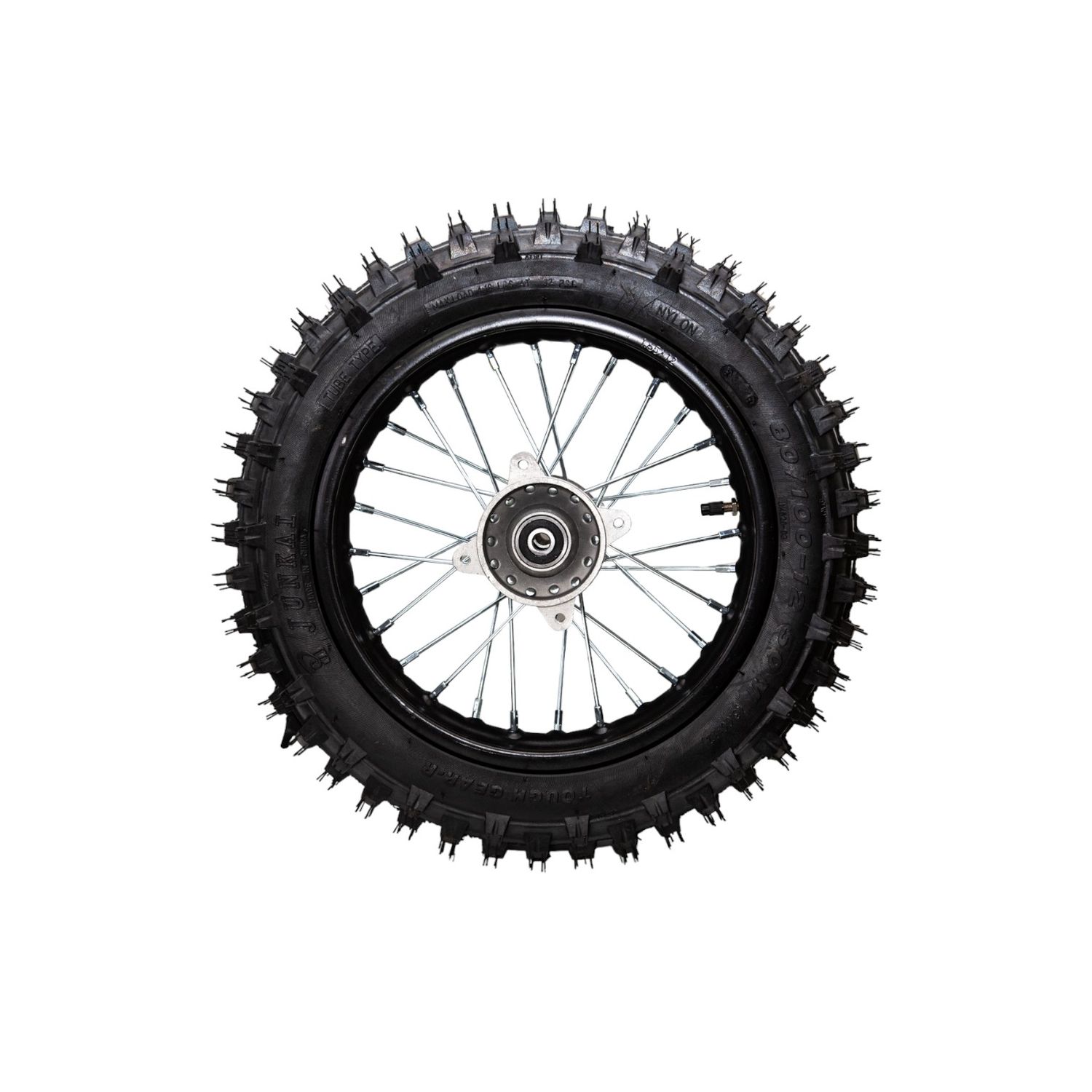 Complete Rear 12" Dirt Bike Wheel