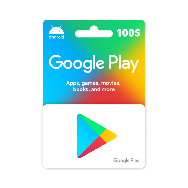Google play gift card 100$
