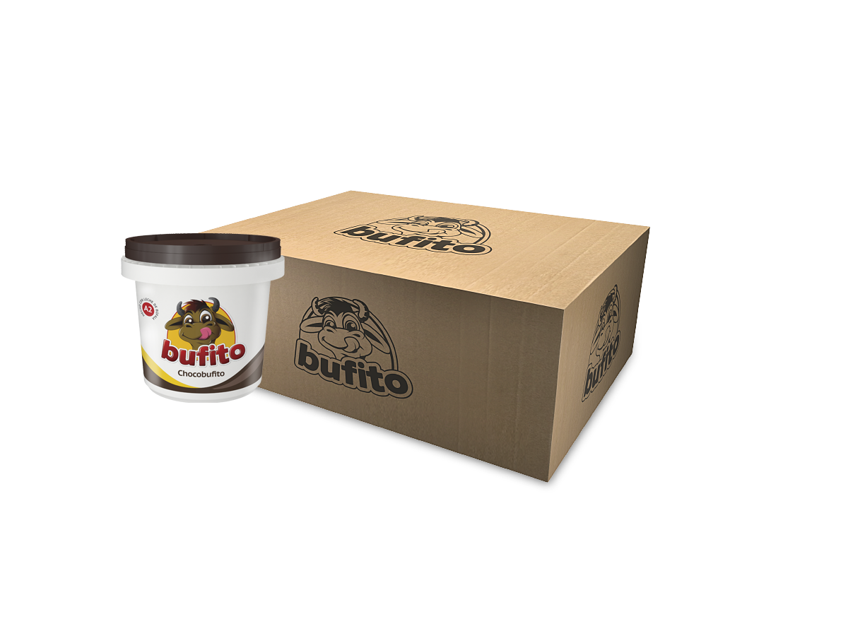 Caja de 12 tinas de Chocobufito 250g