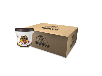 Caja de 12 tinas de Chocobufito 250g