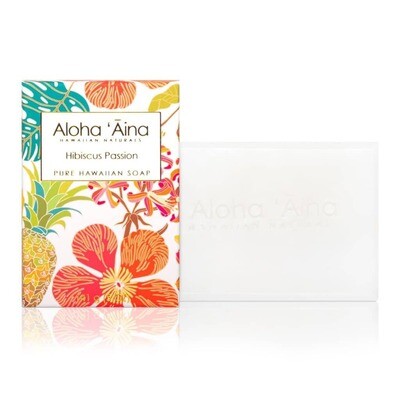 Maui Soap Company Aloha 'Aina Hibiscus Passion Soap Bar