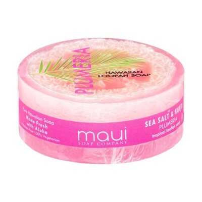 Maui Soap Company Plumeria Loofah Soap