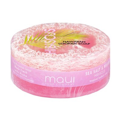 Maui Soap Company Hibiscus Loofah Soap