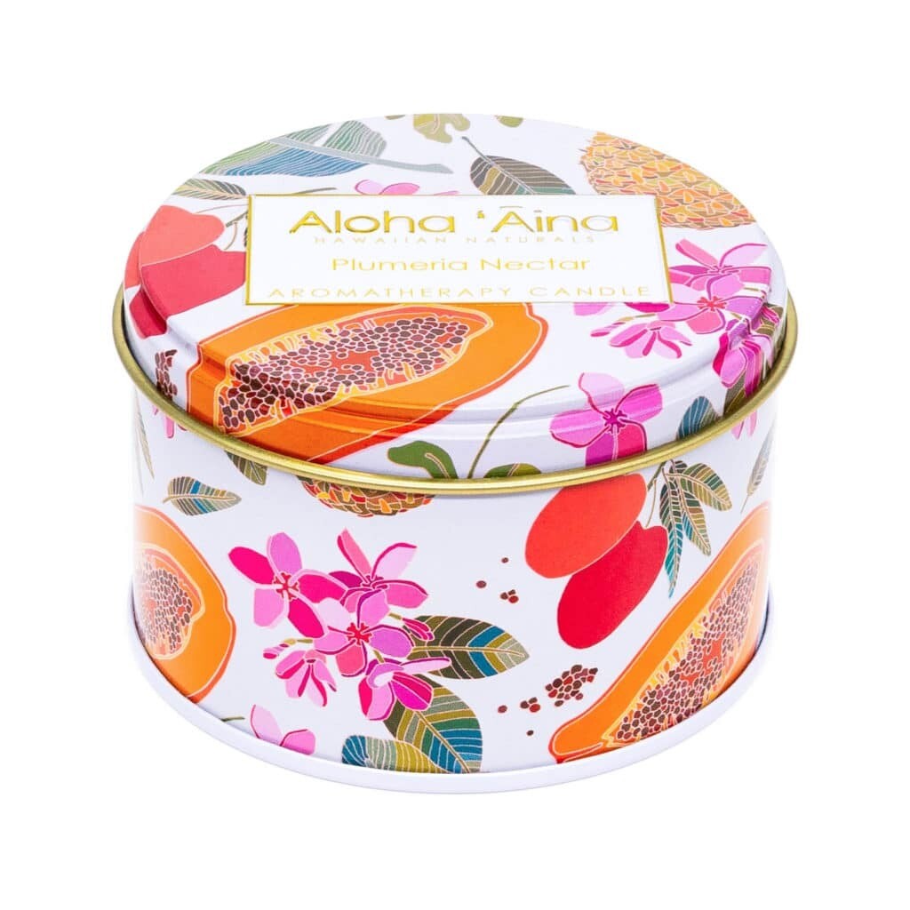 Maui Soap Company Aloha &#39;Aina Plumeria Nectar Aromatherapy Candle