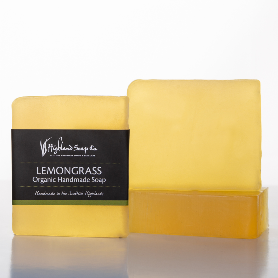 The Highland Soap Company Lemongrass Organic Homemade Soap Bar