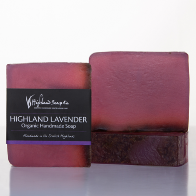 The Highland Soap Company Highland Lavender Organic Handmade Soap Bar