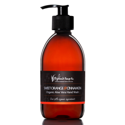 The Highland Soap Company Sweet Orange & Cinnamon Organic Aloe Vera Hand Wash