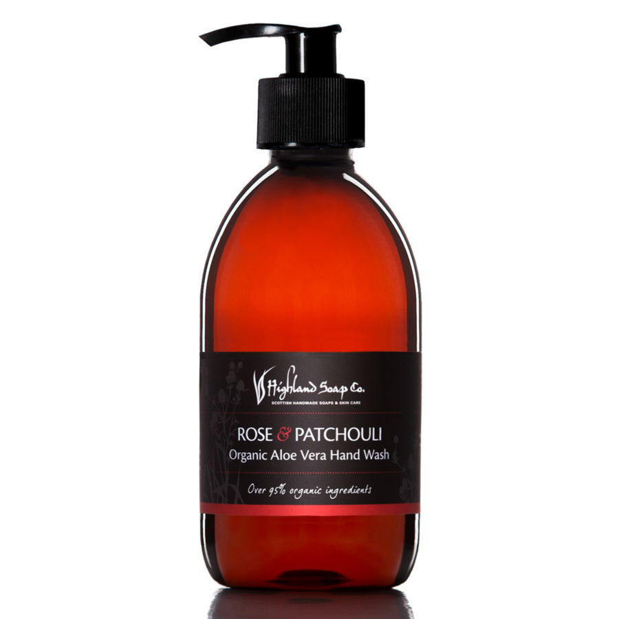 The Highland Soap Company Rosehip & Patchouli Organic Aloe Vera Hand Wash