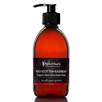 The Highland Soap Company Wild Scottish Raspberry Organic Aloe Vera Hand Wash