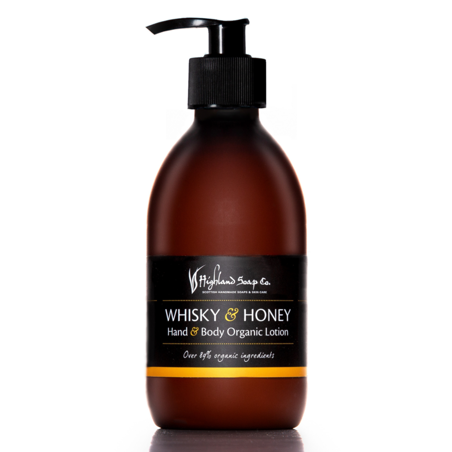 The Highland Soap Company Whisky & Honey Hand & Body Organic Lotion