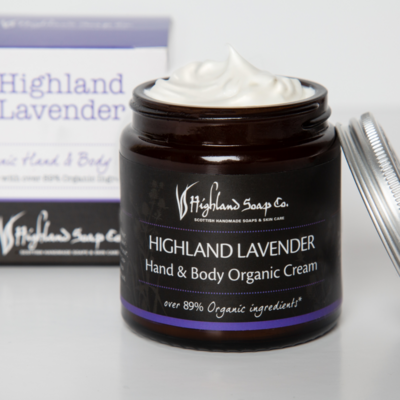 The Highland Soap Company Highland Lavender Organic Hand & Body Cream