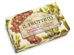 Nesti Dante IL Frutteto Red Grape and Blueberry Soap Bar