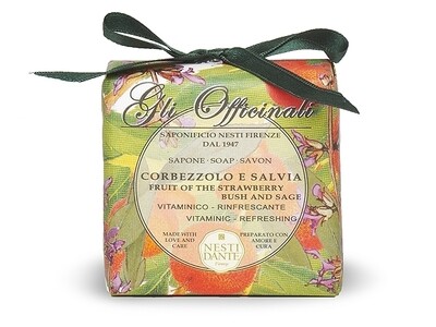 Nesti Dante Gli Officinali Strawberry and Sage Soap Bar