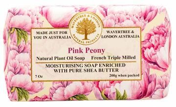 Wavertree &amp; London Pink Peony Soap Bar