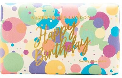 Wavertree &amp; London Happy Birthday Soap Bar