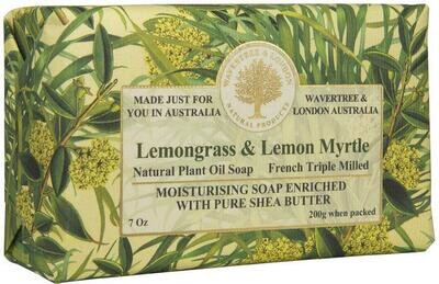 Wavertree &amp; London Lemongrass &amp; Lemon Myrtle Soap Bar