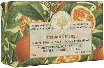 Wavertree &amp; London Sicilian Orange Soap Bar