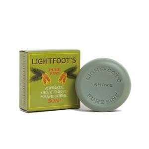 Lightfoot's Pure Pine Aromatic Gentlemen's Shave Cream Soap 