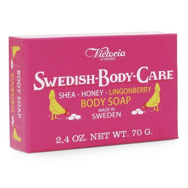 Victoria of Sweden Shea Butter - Honey - Lingonberry Soap Bar