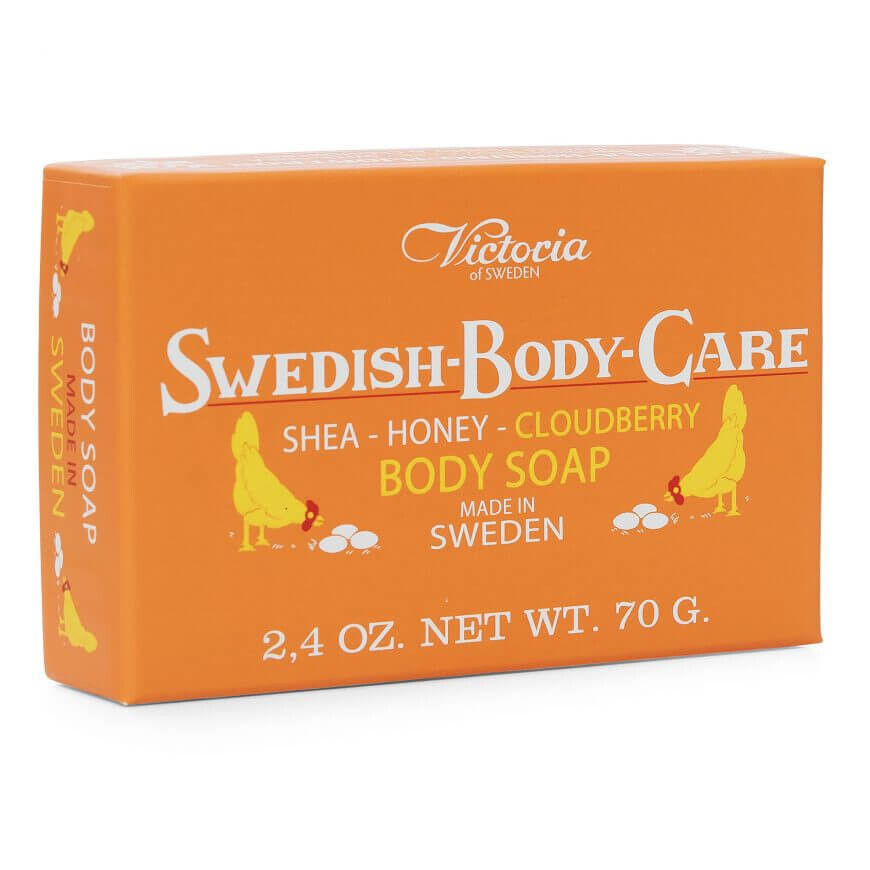 Victoria of Sweden Shea Butter - Honey - Cloudberry Soap Bar