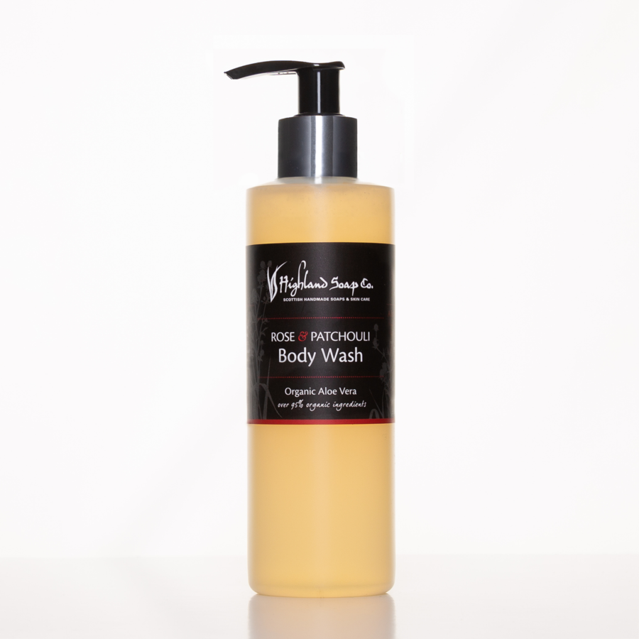 The Highland Soap Company Rose &amp; Patchouli Organic Body Wash