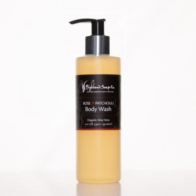 The Highland Soap Company Rose & Patchouli Organic Body Wash