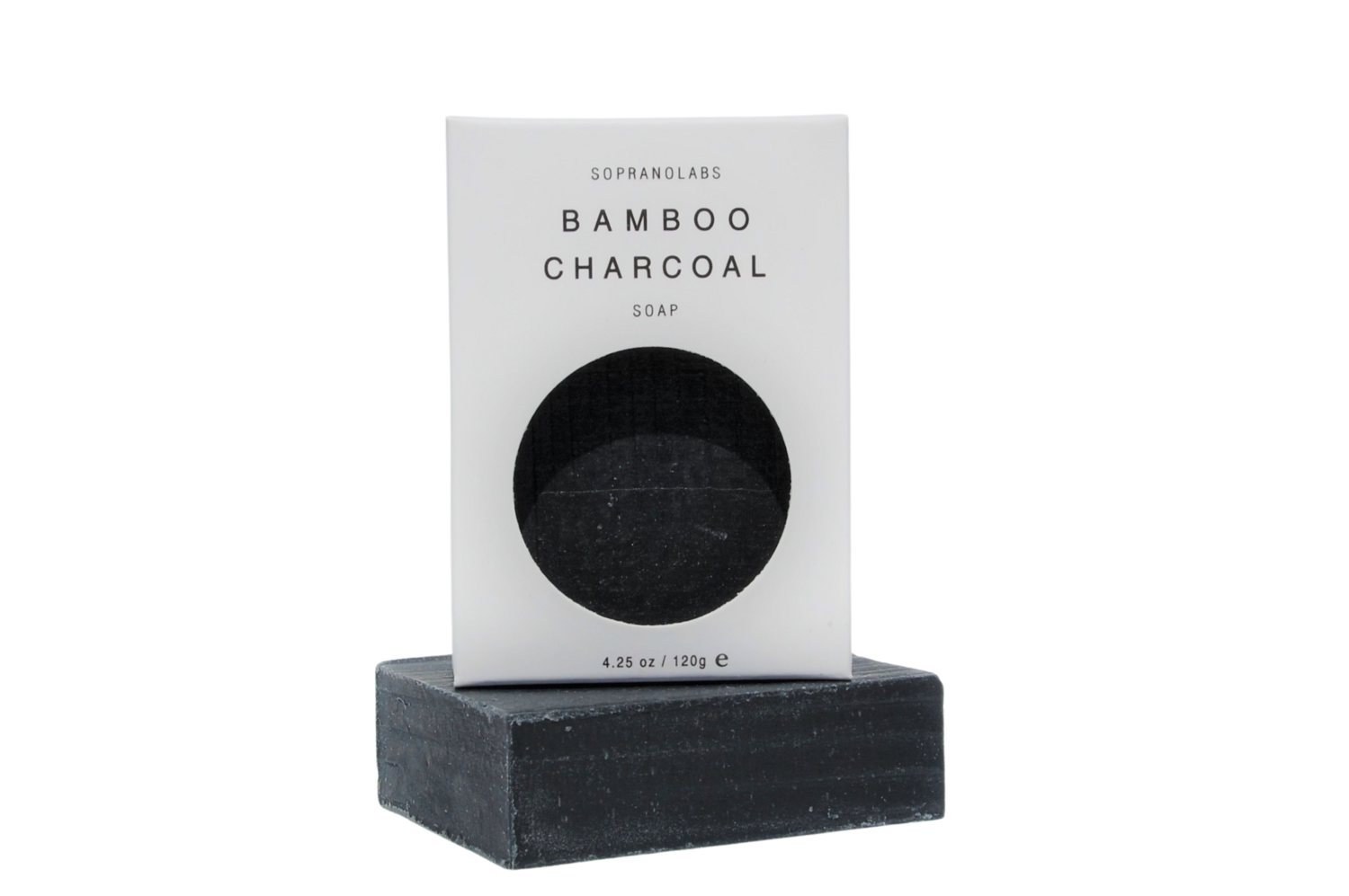 SopranoLabs Bamboo Charcoal Soap Bar