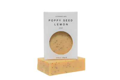 SopranoLabs Poppy Seed Lemon Soap Bar