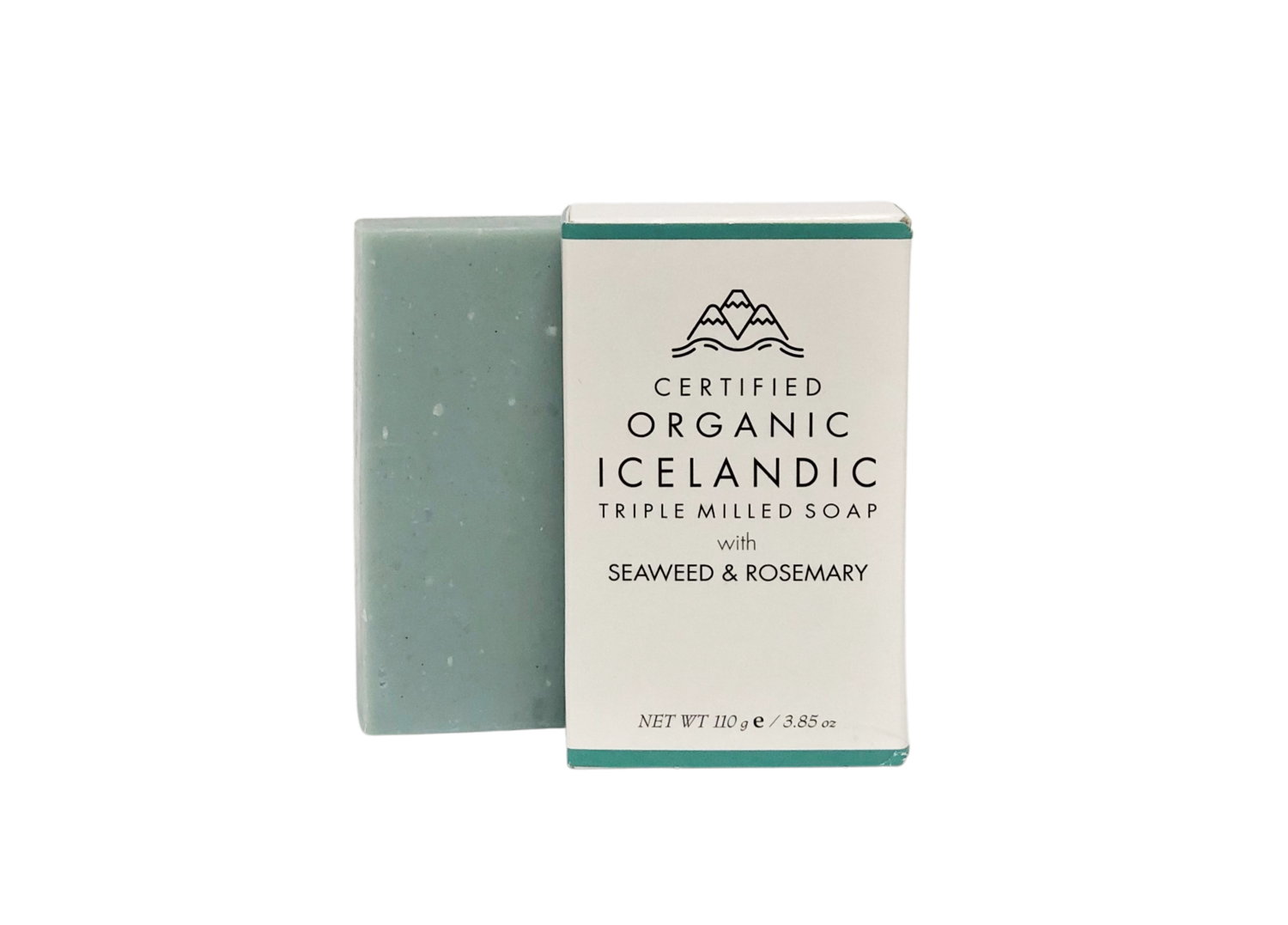 Sapusmidjan Certified Organic Icelandic Triple Milled Seaweed & Rosemary Soap Bar