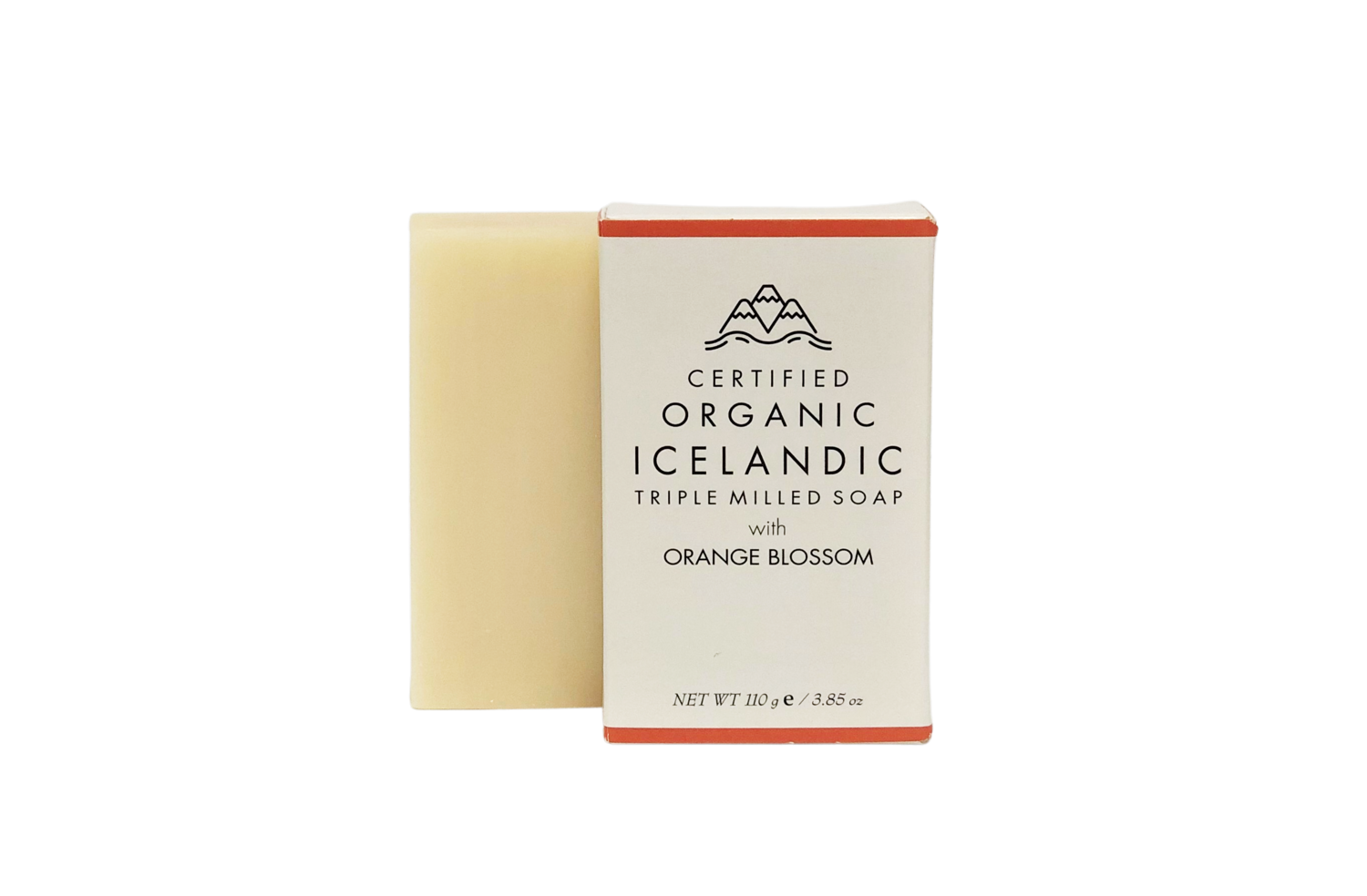 Sapusmidjan Certified Organic Icelandic Triple Milled Orange Blossom Soap Bar