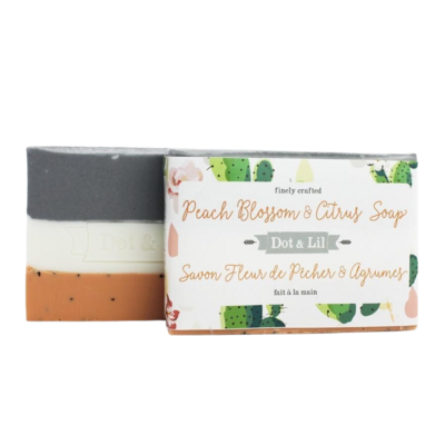 Dot & Lil Peach Blossom & Citrus Soap Bar