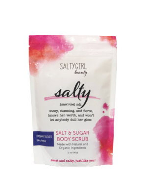 SaltyGirl Beauty  Peppermint Tea Tree Salt and Sugar Body Scrub