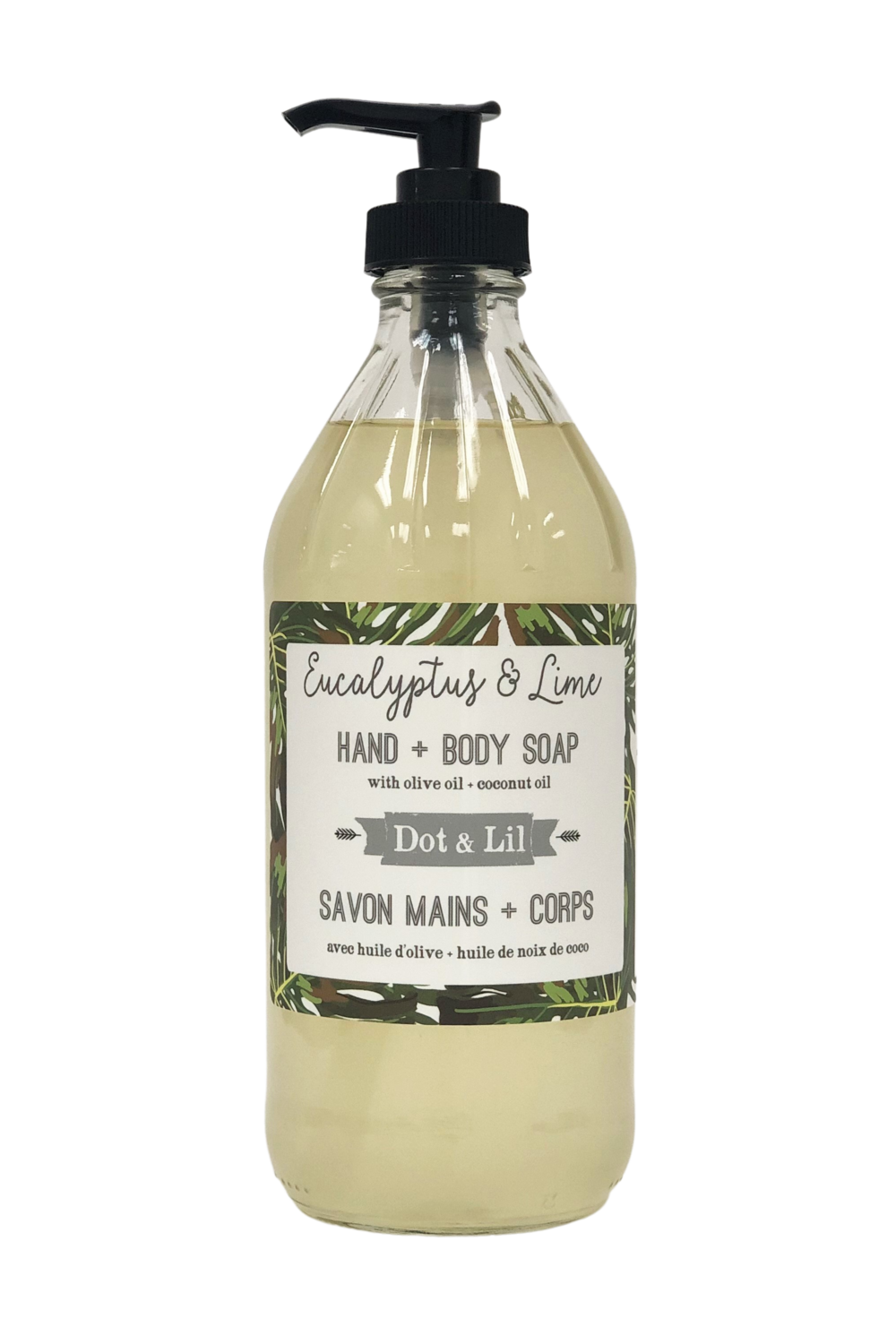 Dot & Lil Eucalyptus & Lime Hand & Body Liquid Soap