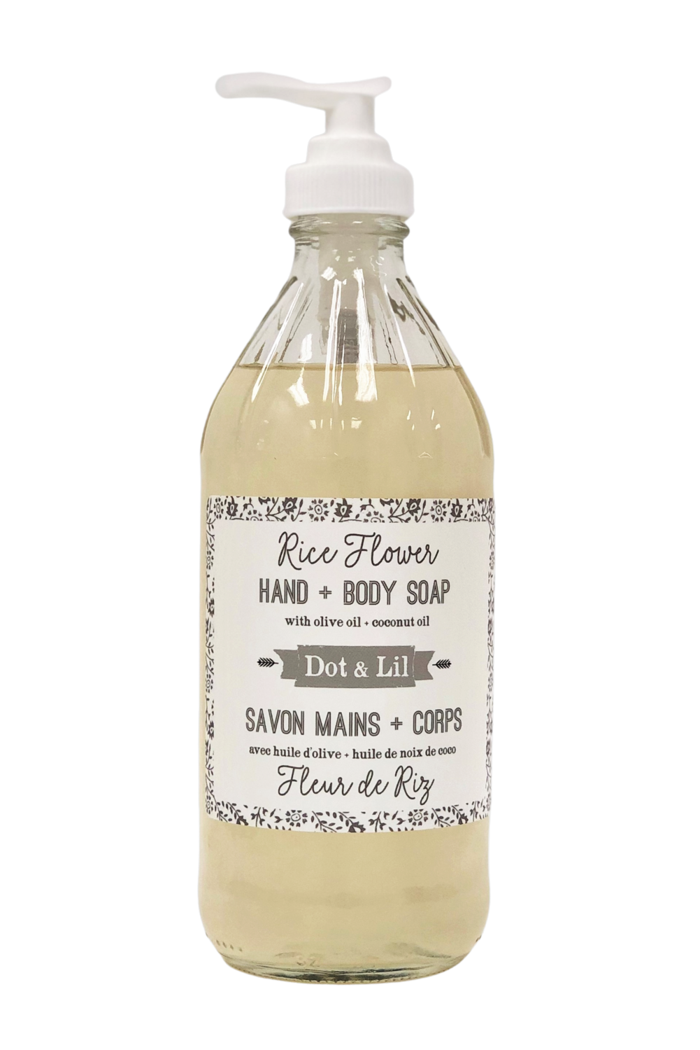 Dot & Lil Rice Flower Hand & Body Liquid Soap