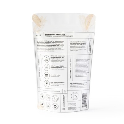 Bathorium Crush Ancient Oat Hydration Large Bath Soak 
