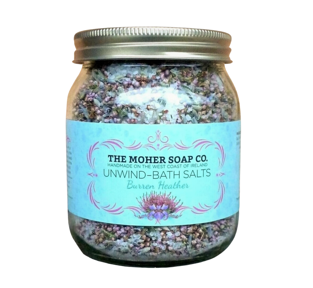 The Moher Soap Co. Unwind Bath Salts - Burren Heather