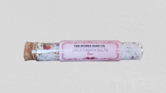 The Moher Soap Co. Uplift Bath Salts Vial - Rose
