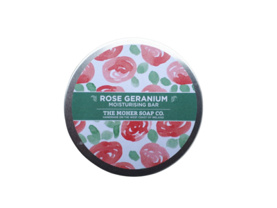 The Moher Soap Co. Rose Geranium Solid Body Moisturizer 