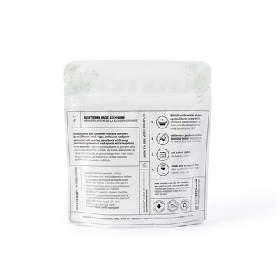 Bathorium Crush Northern Sage Recovery Small Bath Soak 