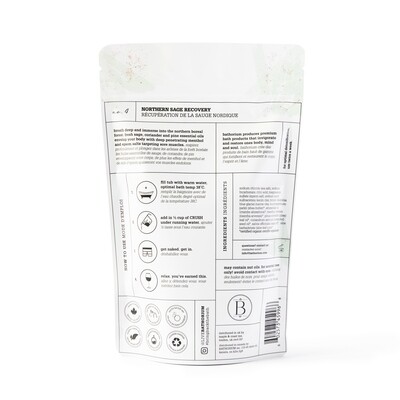 Bathorium Crush Northern Sage Recovery Large Bath Soak 