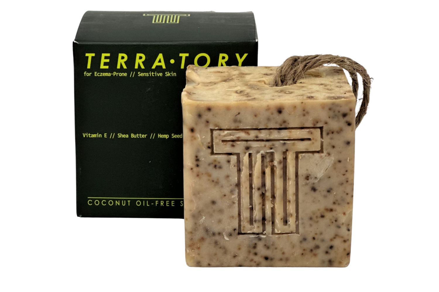 Terra-Tory Skincare Plantain + Coffee Soap Scrub Cube