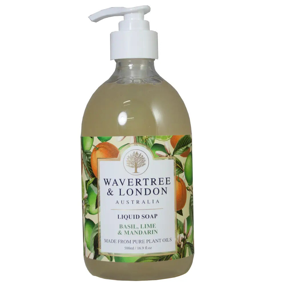 Wavertree & London Basil, Lime & Mandarin Liquid Soap