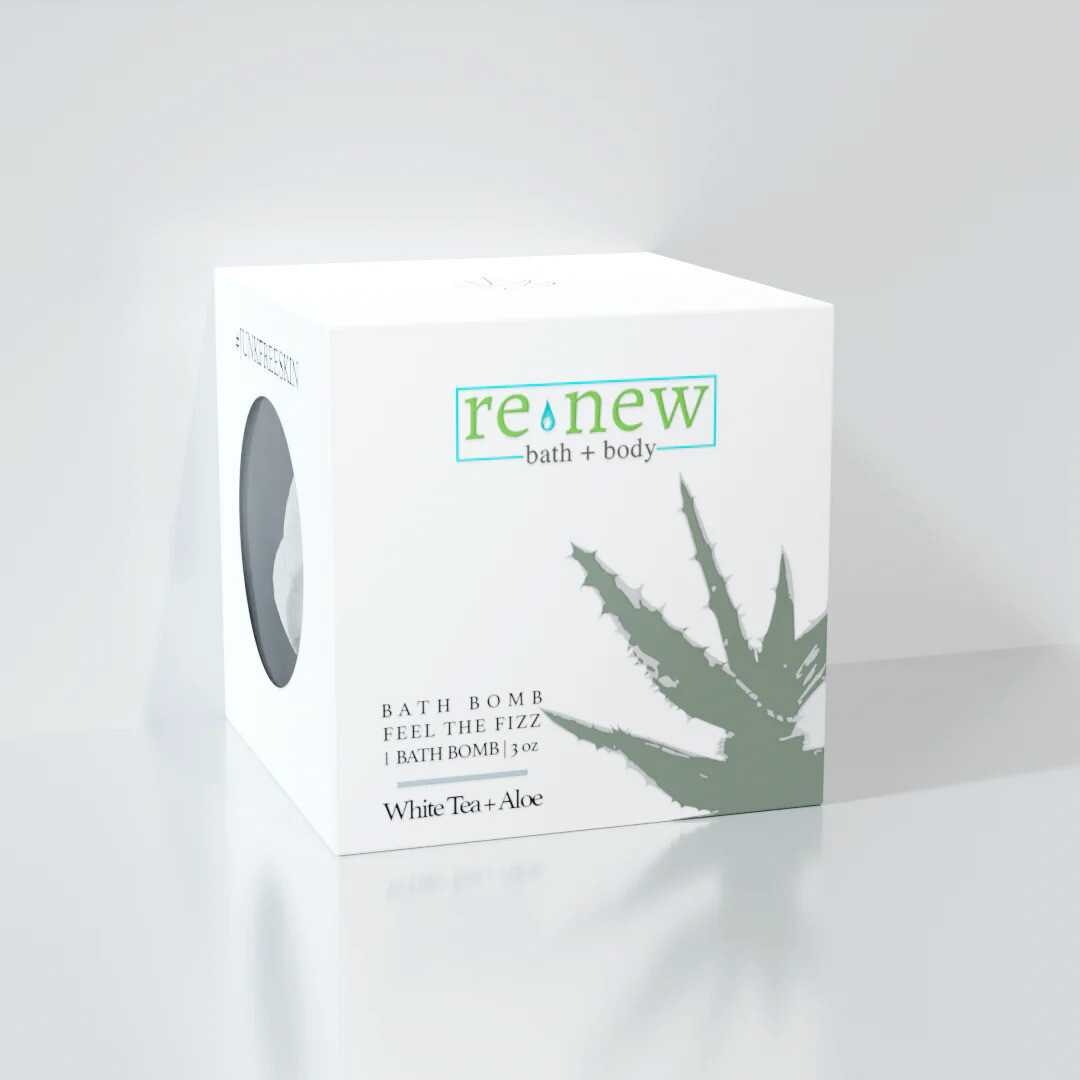 renew bath &amp; body White Tea &amp; Aloe Bath Bomb