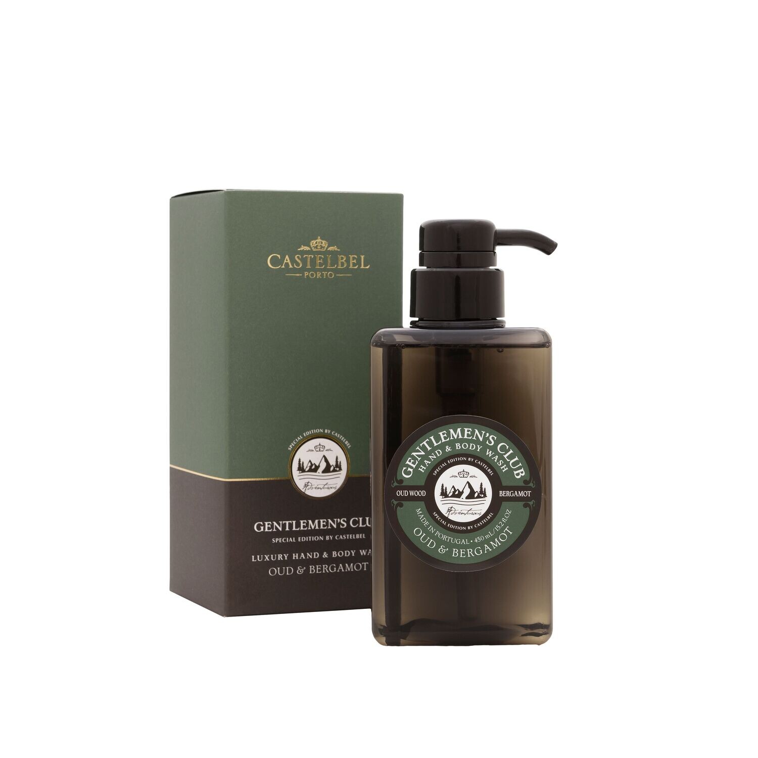 Castelbel Gentlemen's Club Oud &amp; Bergamot Hand &amp; Body Wash