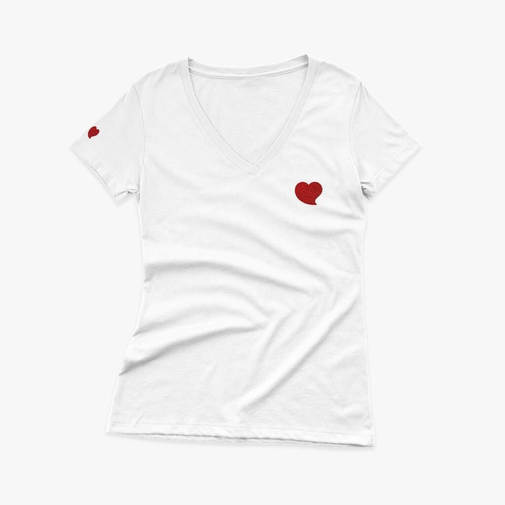 Camiseta Corazón escarcha